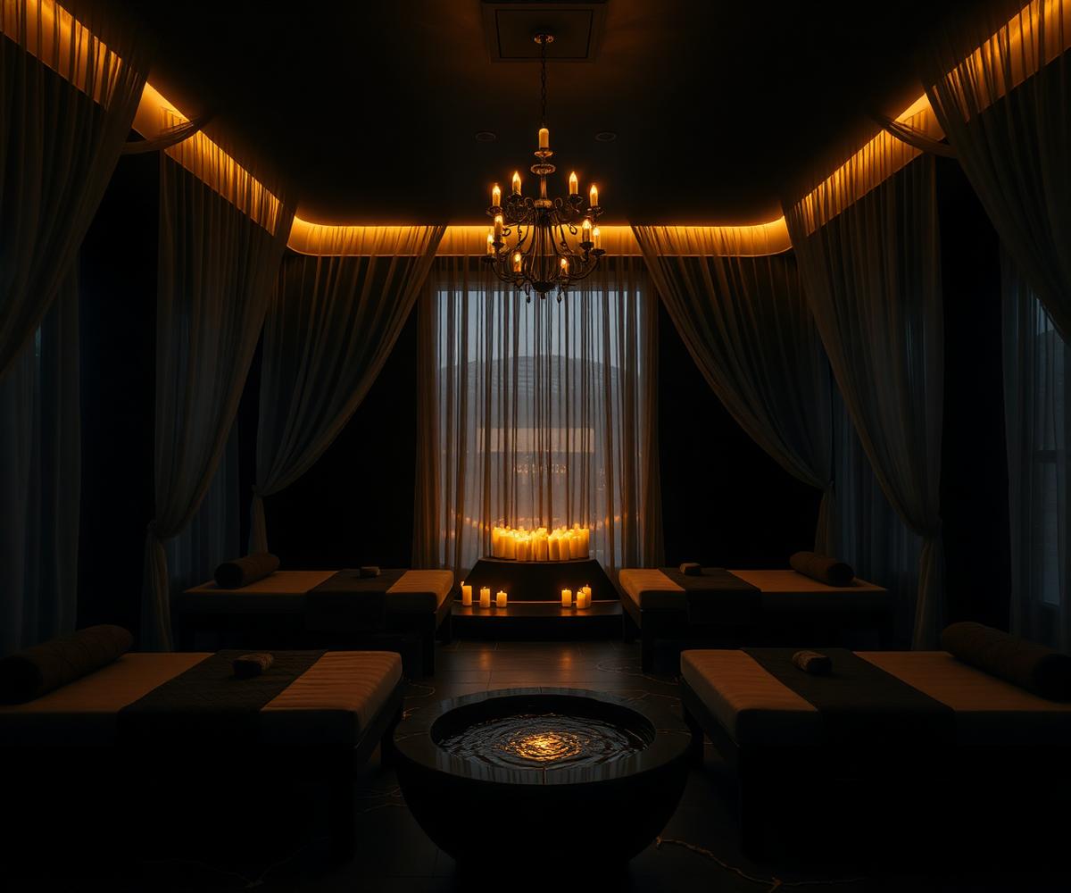 Interiors and details at W International Spa